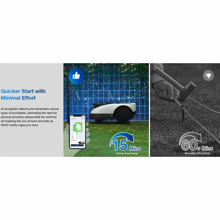 Zāles pļāvēji roboti Ecovacs GOAT 0800 RTK